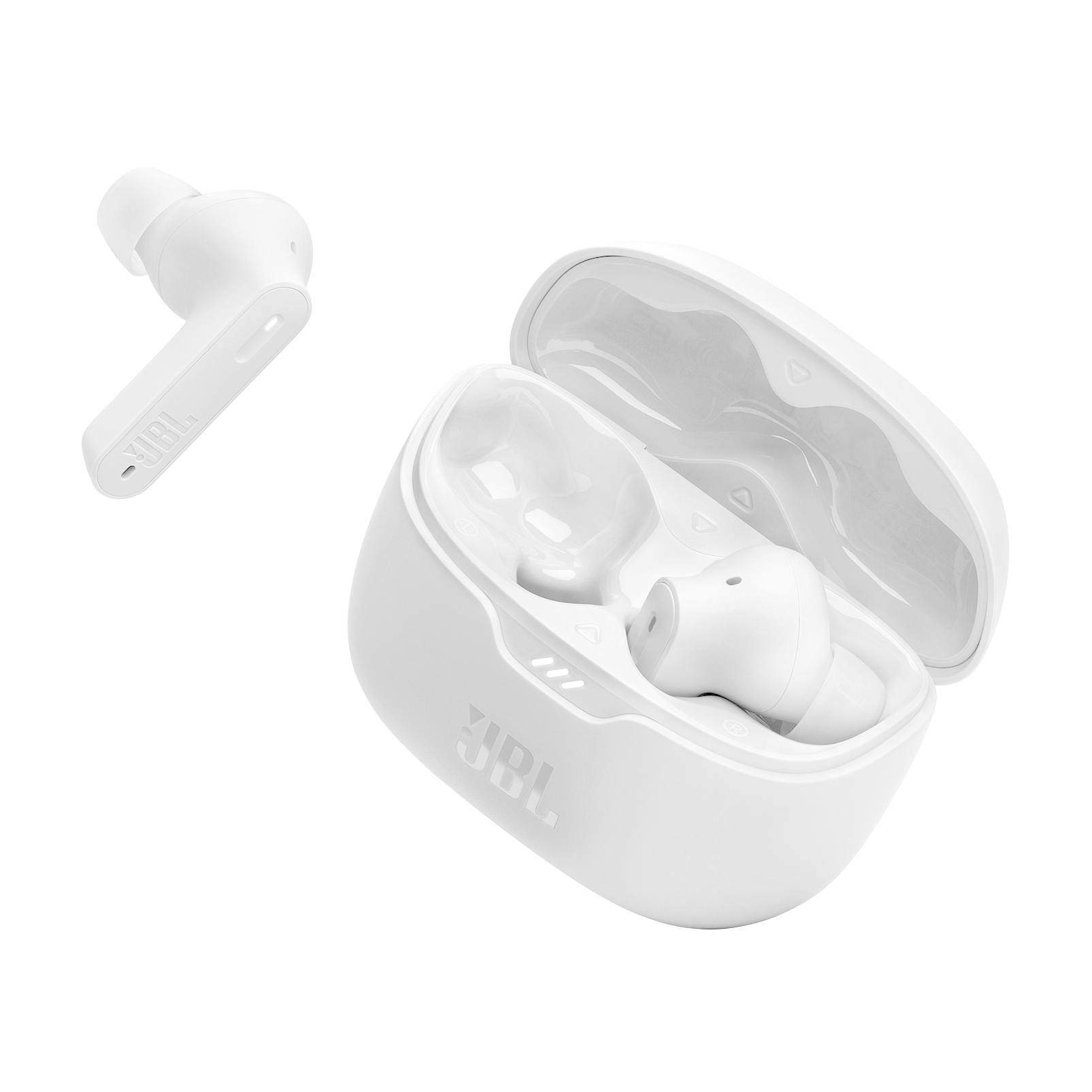 JBL Tune Beam - White - True wireless Noise Cancelling earbuds - Detailshot 4